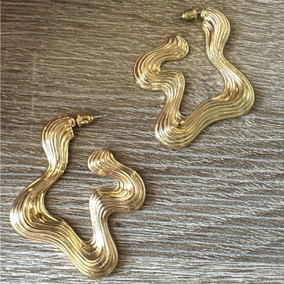 Bohemian hoop earrings M79 - Picture 2 of 4